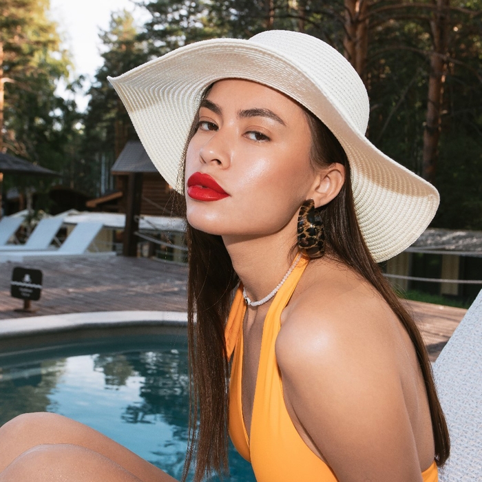 Серьги-кольца «Танзания» леопард, d=5,5, цветные Серьги-кольца «Танзания» леопард, d=5,5, цветные