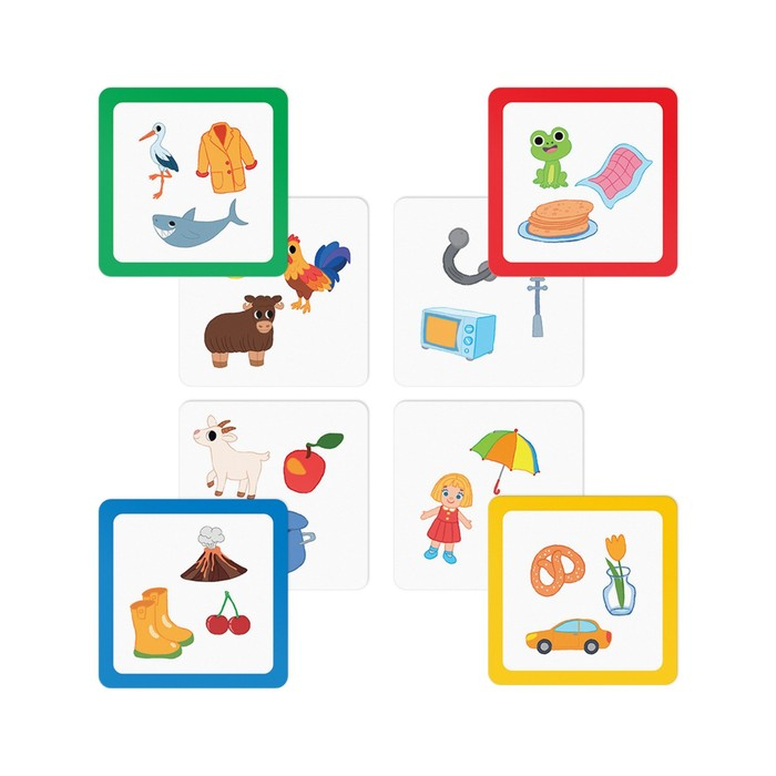 Настольная игра «Найди и покажи!» на поиск, 60 двухсторонних карт, 60 медалей, двухстороннее поле, 4 маркера, 3+ Настольная игра «Найди и покажи!» на поиск, 60 двухсторонних карт, 60 медалей, двухстороннее поле, 4 маркера, 3+