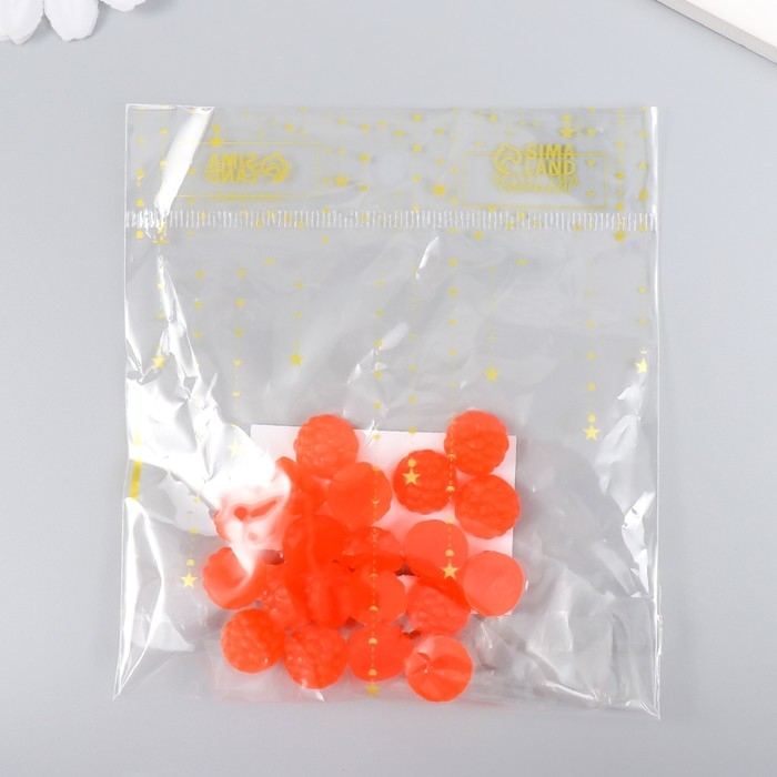 Декор для творчества PVC Декор для творчества PVC "Половинка малины" набор 20 шт 1,1х1,1х0,6 см