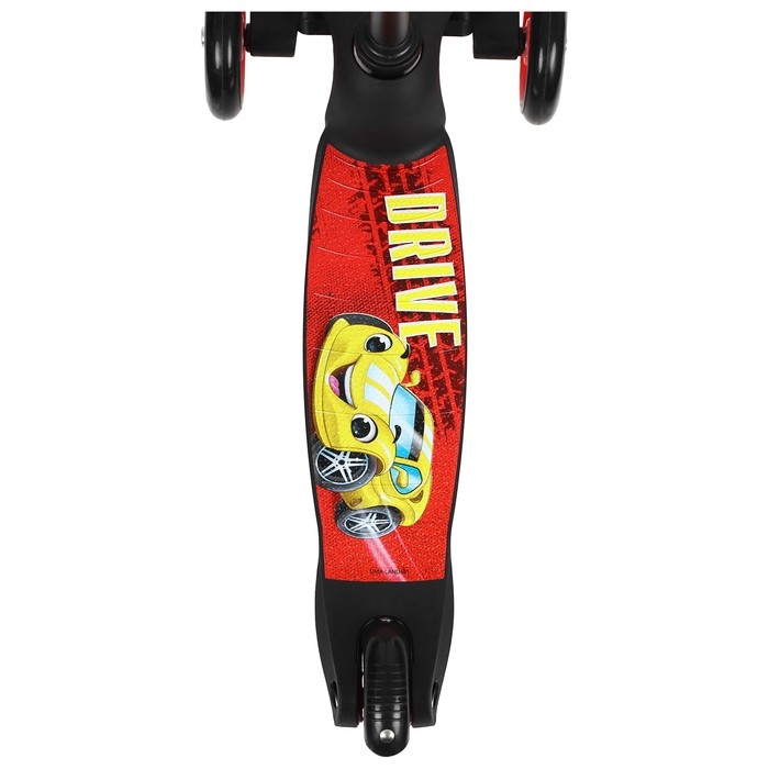 Cамокат GRAFFITI Drive, колёса PU 110/75 мм, ABEC 7, цвет красный Cамокат GRAFFITI Drive, колёса PU 110/75 мм, ABEC 7, цвет красный