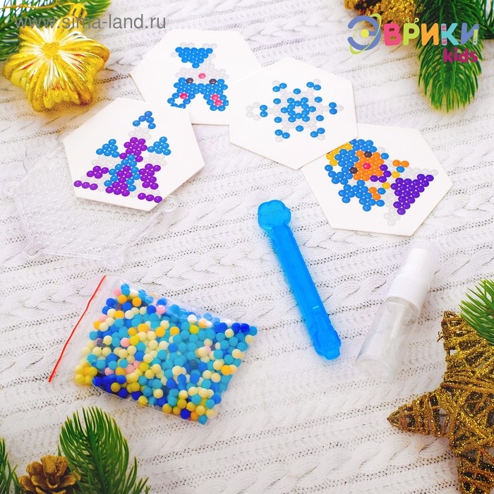 Аквамозаика «Замок принцессы», 4 фигурки, 330 шариков Аквамозаика «Замок принцессы», 4 фигурки, 330 шариков