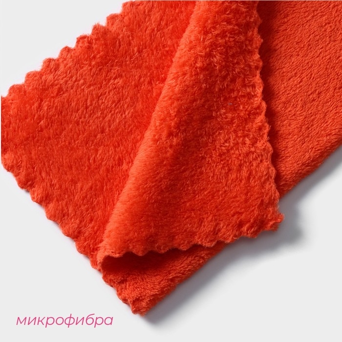 Салфетка для уборки Доляна, микрофибра, влаговпитывающая, 30×30 см, цвет МИКС Салфетка для уборки Доляна, микрофибра, влаговпитывающая, 30×30 см, цвет МИКС