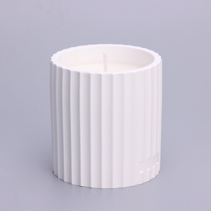 Свеча в бетоне ароматическая  Свеча в бетоне ароматическая "Микеланджело", чёрная смородина, 13х7 см, соевый воск, 160 г