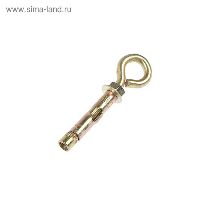 Анкерный болт, с кольцом, оцинкованный, 8х45 мм, 100 шт Анкерный болт, с кольцом, оцинкованный, 8х45 мм, 100 шт