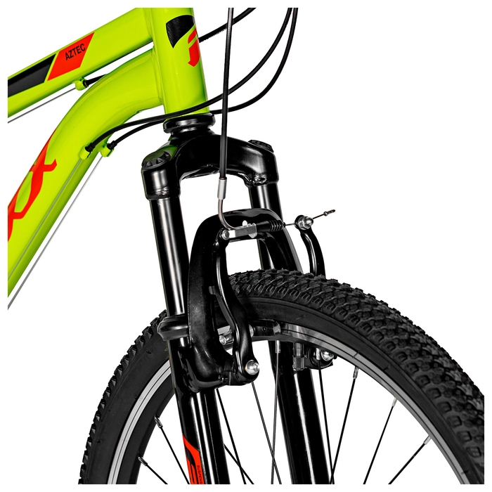 Велосипед 24 Велосипед 24" FOXX AZTEC, цвет зелёный, р. 14"