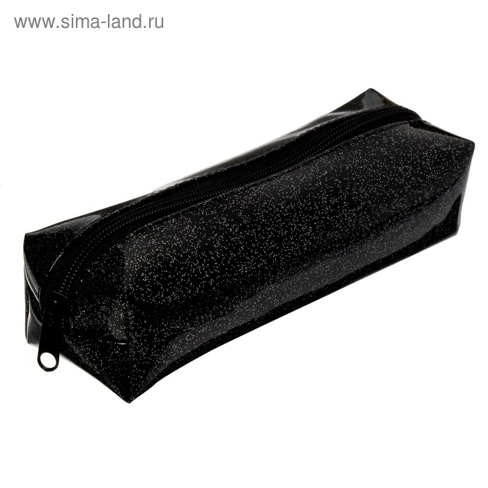 Пенал мягкий,1 отделение, квадро, 60 х 195 мм, Calligrata К-621, искусственная кожа, лак с блёсками, чёрный Пенал мягкий,1 отделение, квадро, 60 х 195 мм, Calligrata К-621, искусственная кожа, лак с блёсками, чёрный