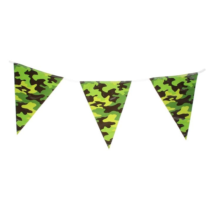 Гирлянда-вымпел &laquo;Камуфляж&raquo;, 360 см