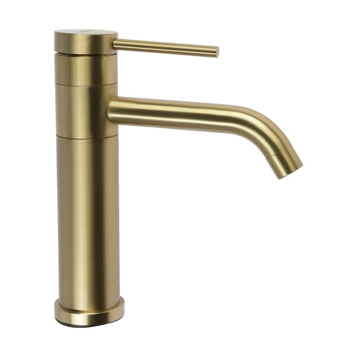 Смеситель для раковины ZEIN Z3803, однорычажный, высота излива 11 см, картридж 35 мм, gold Смеситель для раковины ZEIN Z3803, однорычажный, высота излива 11 см, картридж 35 мм, gold