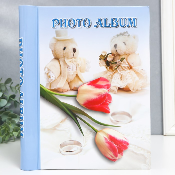 Фотоальбом магнитный 20 листов  Фотоальбом магнитный 20 листов "Цветы" МИКС