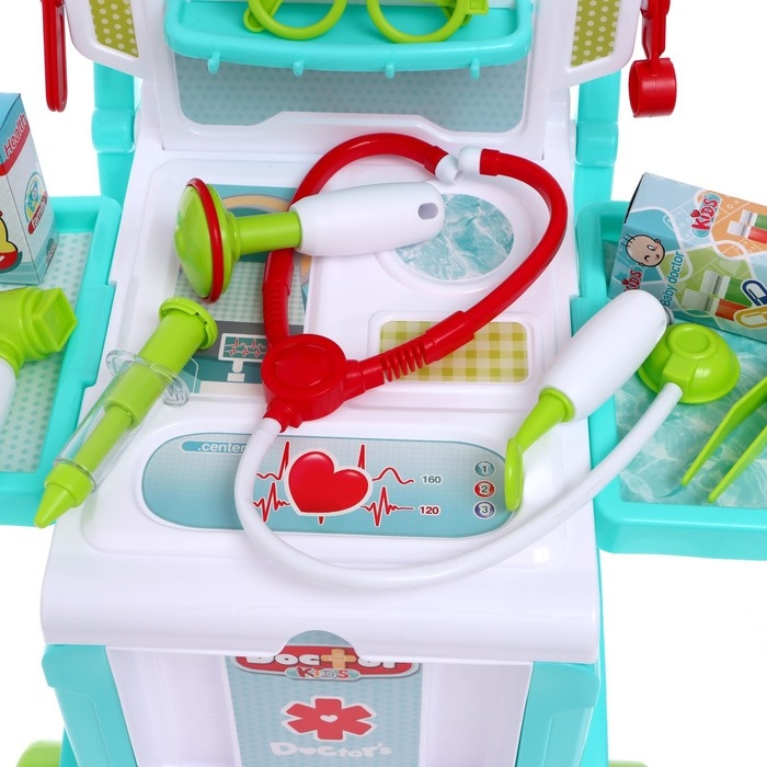 Игровой набор доктора «Столик доктора» с аксессуарами, 3 варианта сборки Игровой набор доктора «Столик доктора» с аксессуарами, 3 варианта сборки