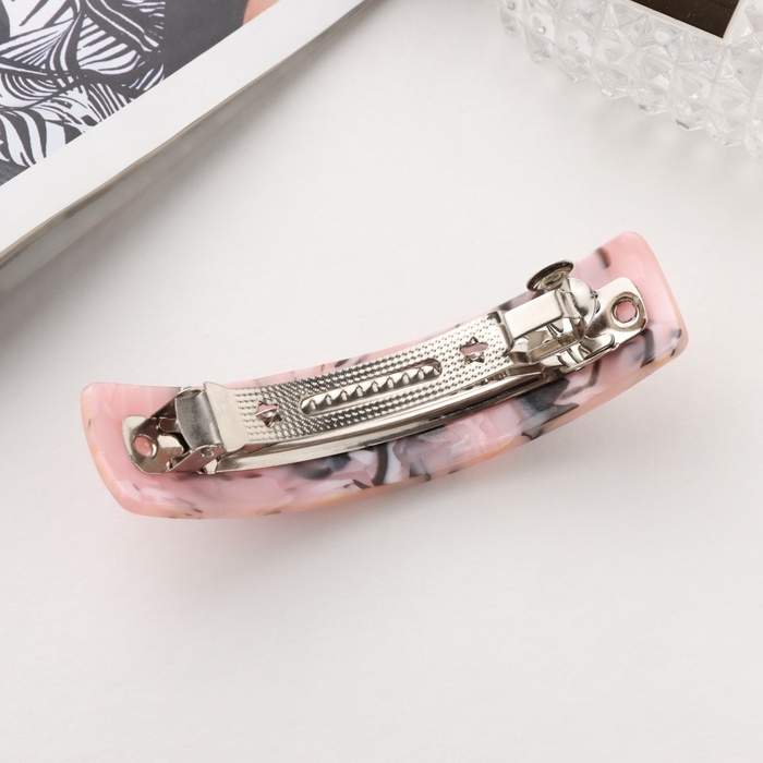 Заколка-автомат для волос Заколка-автомат для волос "Сильва" мраморный принт, 9 см, микс