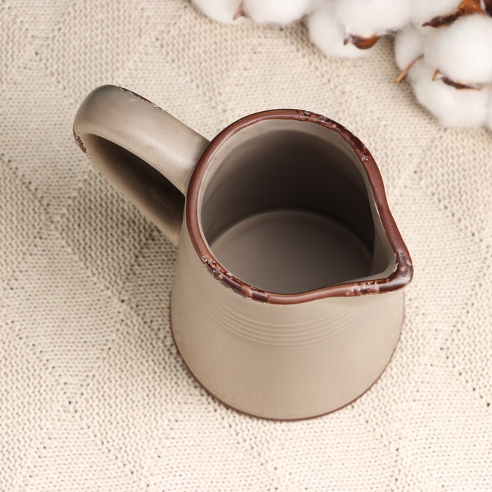 Кашпо  Кашпо "Оливер" серое, 7х13х14см