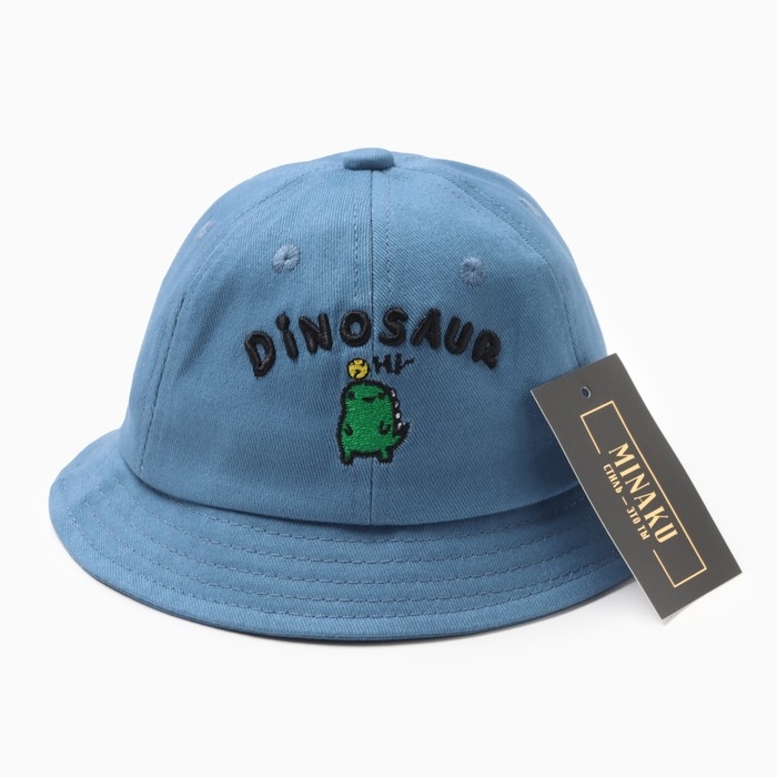 Панама для мальчика MINAKU Панама для мальчика MINAKU "Dinosaur", цв. синий, р-р 48