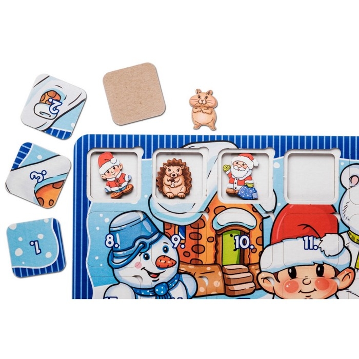 Настольная игра  Настольная игра "Новогодний городок" П2127