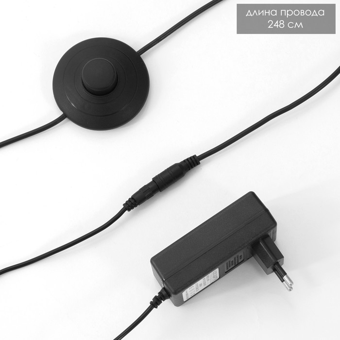 Торшер "Лесоль" 30Вт 6000К белый 25х25х154см