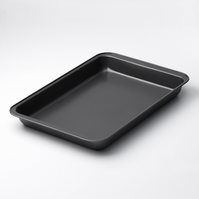 Противень Доляна «Прямоугольник. Жаклин», 47,5×31,5×5 см, антипригарное покрытие, цвет чёрный Противень Доляна «Прямоугольник. Жаклин», 47,5×31,5×5 см, антипригарное покрытие, цвет чёрный