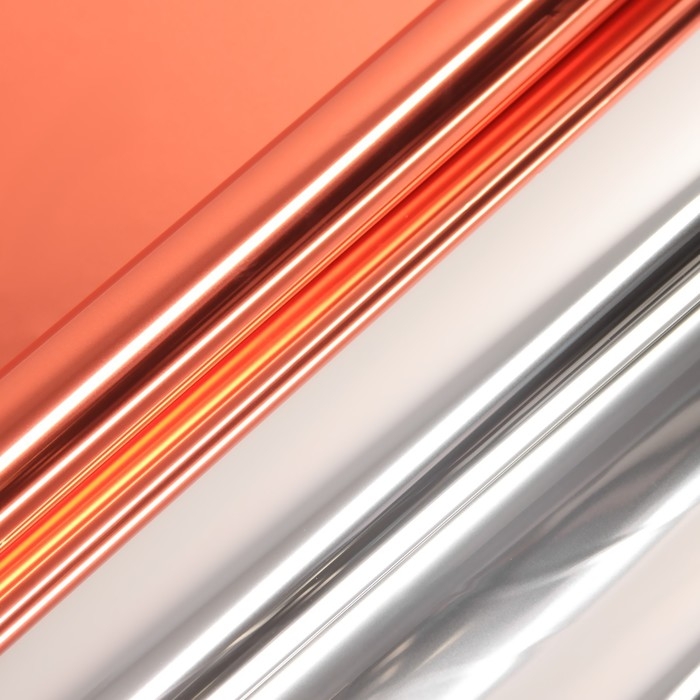 Пленка для цветов, Пленка для цветов,"Металлик", 0,58х10м, красный