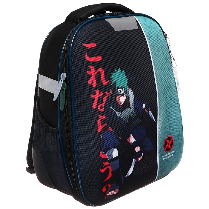 Рюкзак каркасный школьный, 37 х 28 х 19 см, Calligrata Вольт  Рюкзак каркасный школьный, 37 х 28 х 19 см, Calligrata Вольт "Аниме боец"