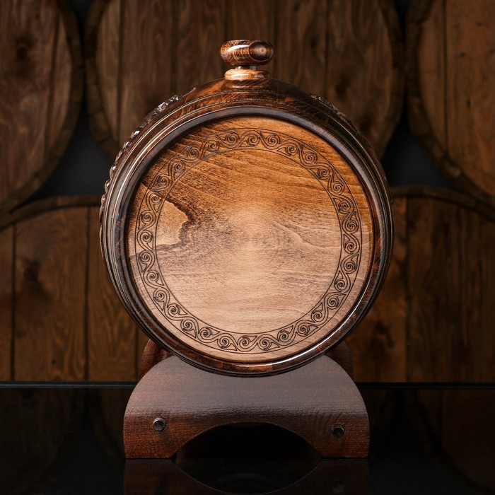 Бочка для напитков, тёмная, бук, 5 л, Армения Бочка для напитков, тёмная, бук, 5 л, Армения