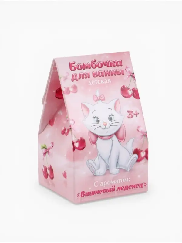 Бомбочка для ванны детская в коробке, 40 г, &laquo;Кошечка&raquo;