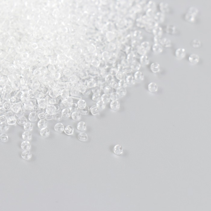 Бисер стекло 12/0  Бисер стекло 12/0 "Прозрачный" 450 гр