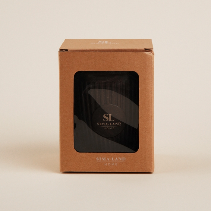 Стакан для кофе с крышкой SL Home, 250 мл, 9,5×9,5×12,5 см, цвет коричневый Стакан для кофе с крышкой SL Home, 250 мл, 9,5×9,5×12,5 см, цвет коричневый