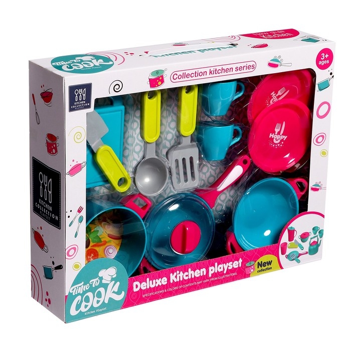 Набор посудки «Яркий ужин», 12 предметов Набор посудки «Яркий ужин», 12 предметов