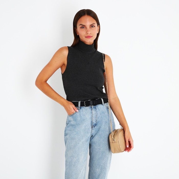 Сумка кросс-боди на молнии, цвет бежевый Сумка кросс-боди на молнии, цвет бежевый