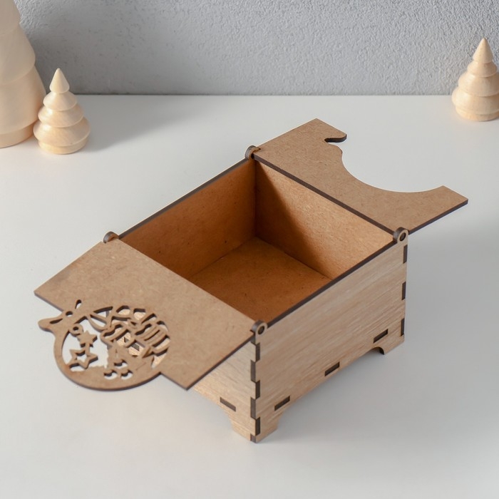 Шкатулка комбинированная  Шкатулка комбинированная "Шарик" 10,5х10х7 см