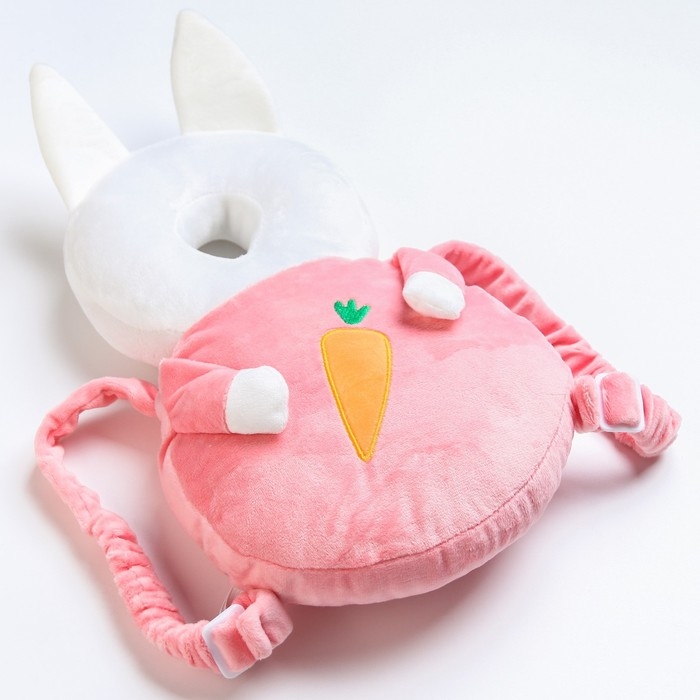 Рюкзак подушка для безопасности малыша «Зайка», цвет розовый, Крошка Я