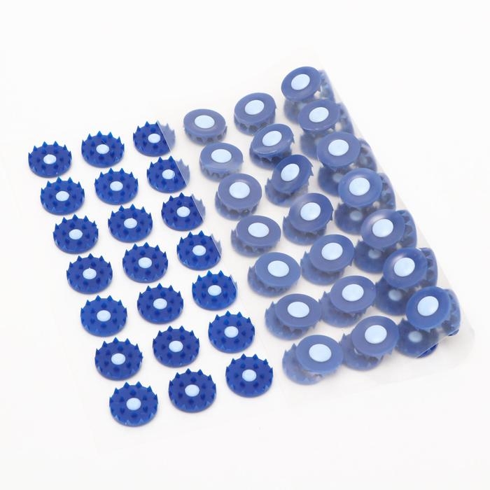 Аппликатор Аппликатор "Кузнецова", 70 колючек, пленка, 23 х 32 см, синий.