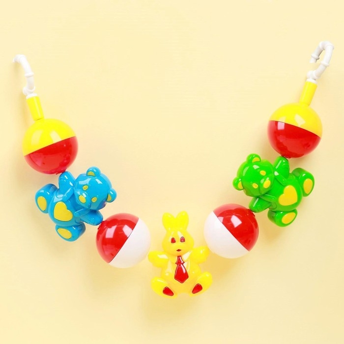 Погремушка растяжка на коляску/кроватку «Лесная сказка», МИКС Погремушка растяжка на коляску/кроватку «Лесная сказка», МИКС