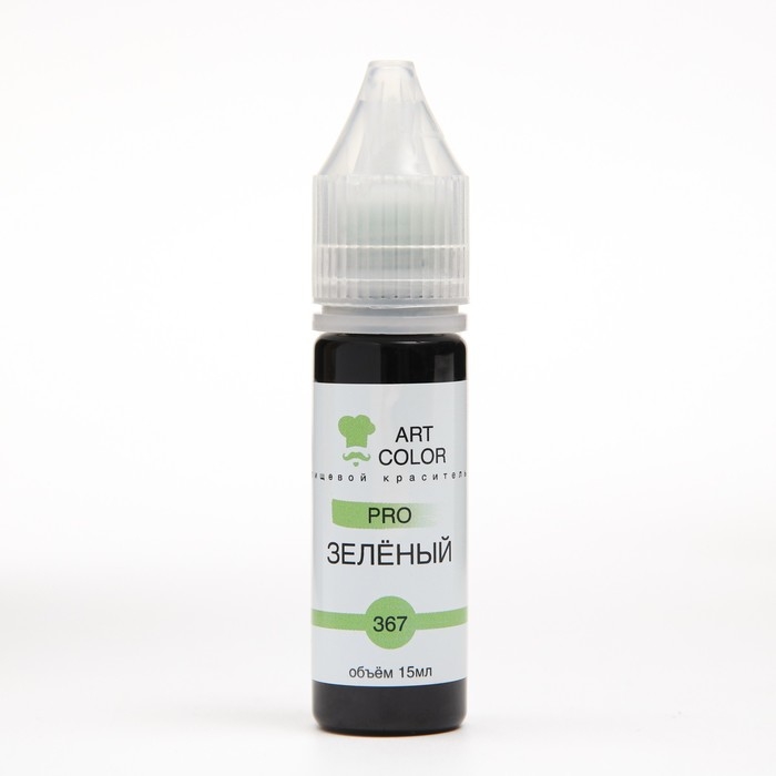 Гелевый краситель Art Color, зелёный, 15 мл Гелевый краситель Art Color, зелёный, 15 мл