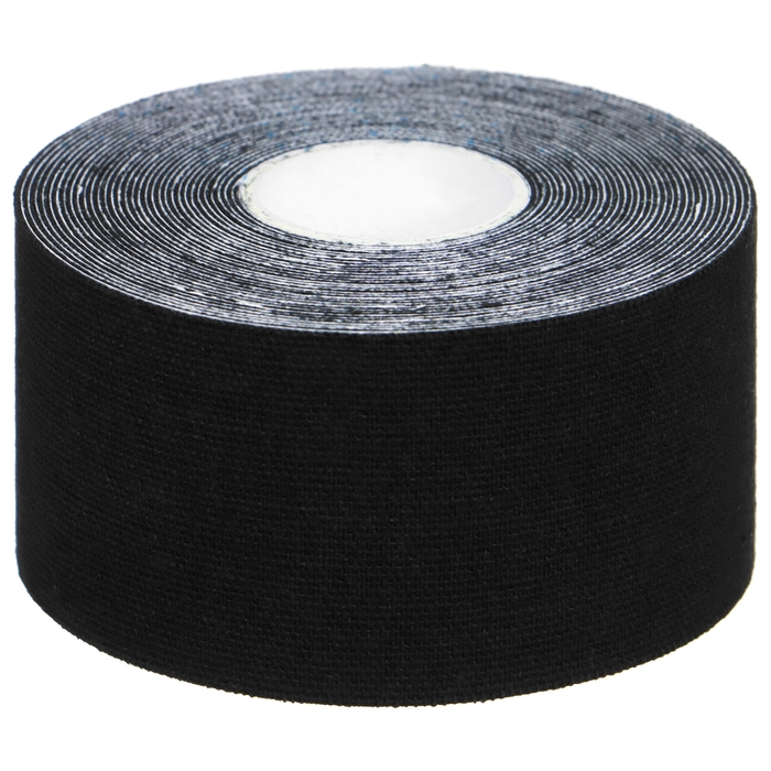 Кинезиотейп ONLYTOP, 3,8 см х 5 м, цвет чёрный Кинезиотейп ONLYTOP, 3,8 см х 5 м, цвет чёрный