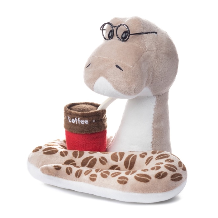 Мягкая игрушка  Мягкая игрушка "Змей Кофемэн", 24 см MT-MRT012412-24