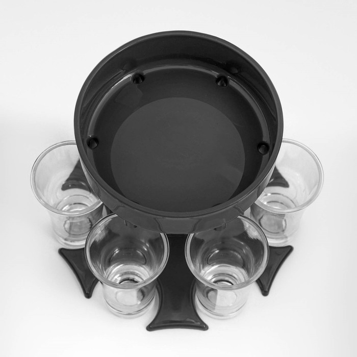 Рюмки набор  Рюмки набор "Налей всем сразу" 6 штук по 35 мл, горлышко d-10 см