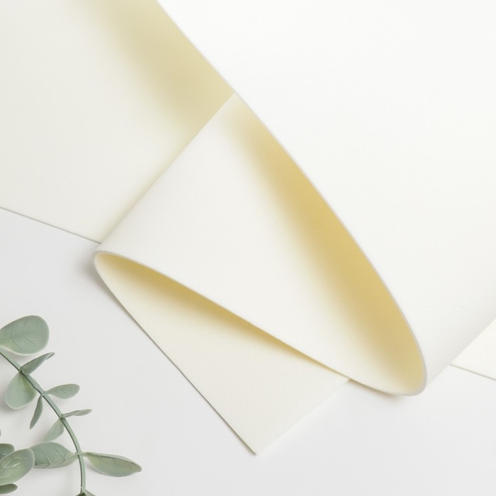 Фоамиран иранский 2 мм (слоновая кость/105) 60х70 см Фоамиран иранский 2 мм (слоновая кость/105) 60х70 см