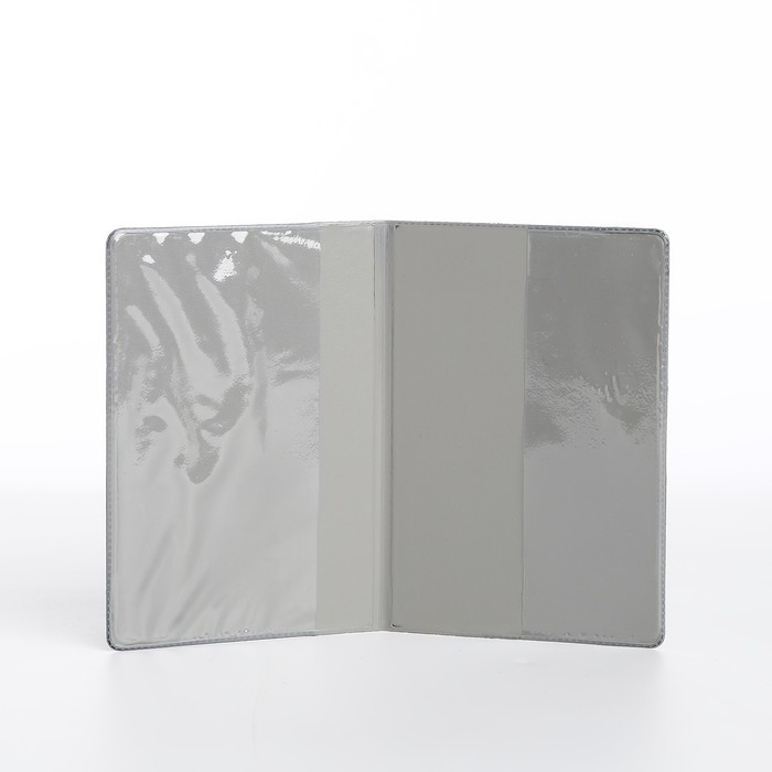 Обложка для паспорта, цвет фиолетовый Обложка для паспорта, цвет фиолетовый