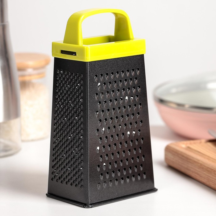 Тёрка четырёхгранная Доляна «Тёмная ночь», 17 см, ручка МИКС Тёрка четырёхгранная Доляна «Тёмная ночь», 17 см, ручка МИКС