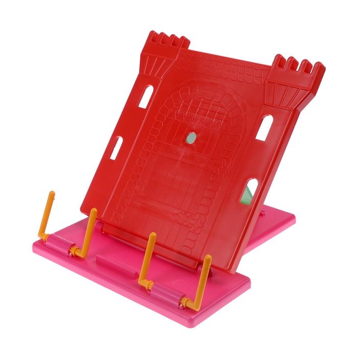 Подставка для книг пластиковая, УНИ Подставка для книг пластиковая, УНИ "Замок", МИКС