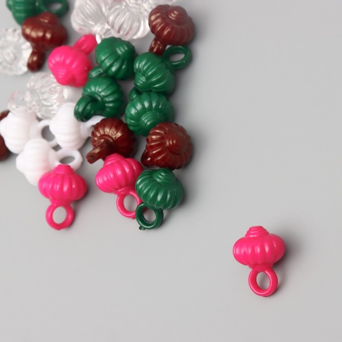 Декор для творчества пластик Декор для творчества пластик "Тыковка" МИКС набор 20 гр 1х1х1,5 см