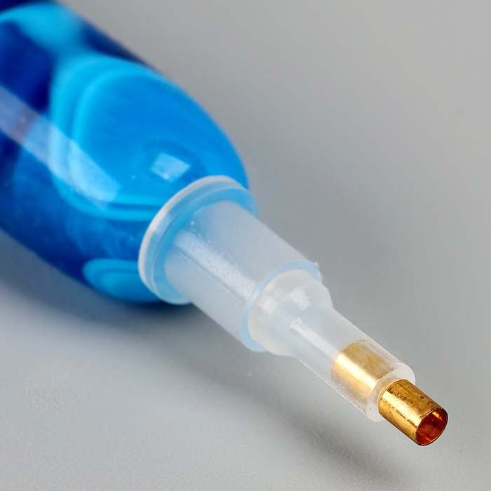 Стилус для алмазной мозаики, 5 насадок, клеевая подушечка Стилус для алмазной мозаики, 5 насадок, клеевая подушечка