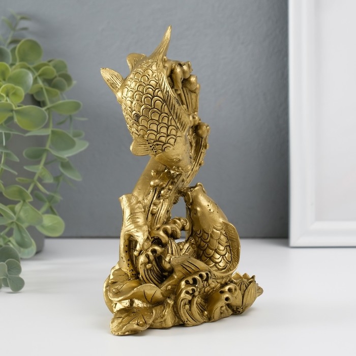 Нэцкэ бронза   Нэцкэ бронза  "Карпы"15 х 6,5 х 5 см