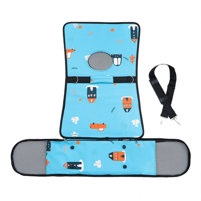 Сумка - переноска для животных  Сумка - переноска для животных "Путешественник", голубая, размер M, 40 х 21 х 27 см