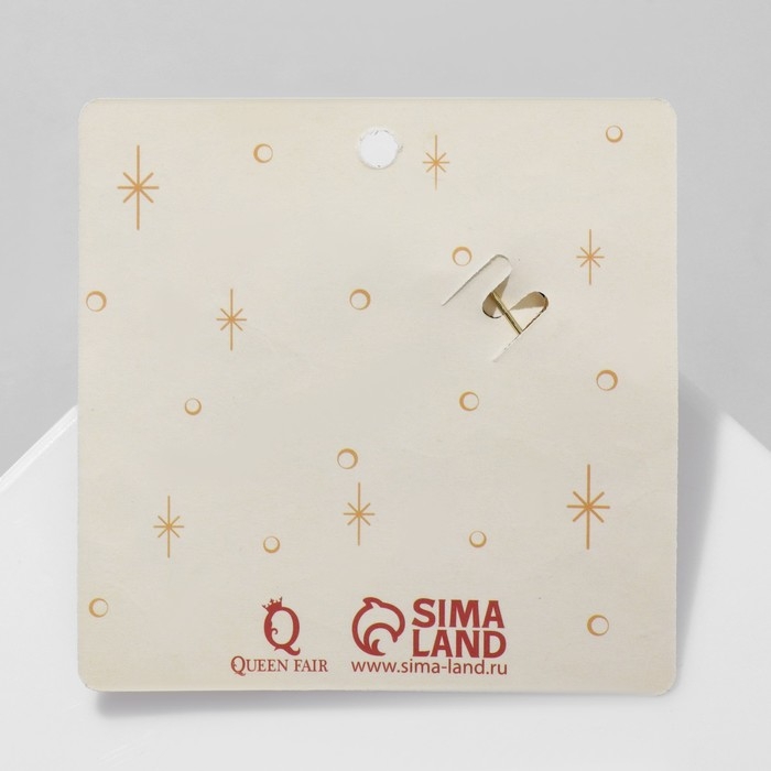 Брошь «Клевер» друза, цвет светло-зелёный в золоте Брошь «Клевер» друза, цвет светло-зелёный в золоте