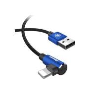 Кабель Baseus, MVP Elbow Type, Lightning - USB, 2 А, 1 м, угловой, синий