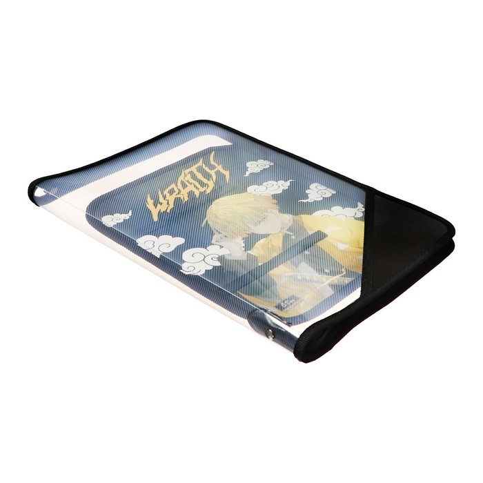 Папка для труда А4, 325 х 230 х 25 мм, молния вокруг, откидная планка, пластиковая, ПТР-1, Calligrata  Папка для труда А4, 325 х 230 х 25 мм, молния вокруг, откидная планка, пластиковая, ПТР-1, Calligrata "Аниме клинок"