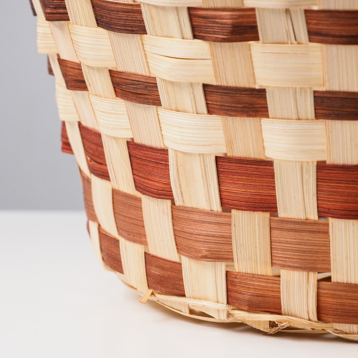 Корзина  Корзина "Ладья", большая, 47х33х22 см, бамбук