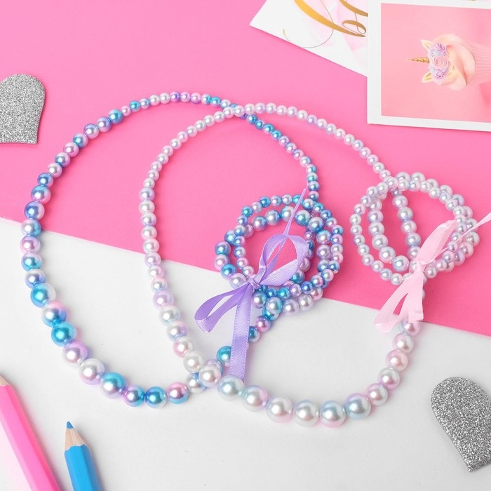 Набор детский «Выбражулька» шарик на увеличение, с бантиком, цвет МИКС Набор детский «Выбражулька» шарик на увеличение, с бантиком, цвет МИКС