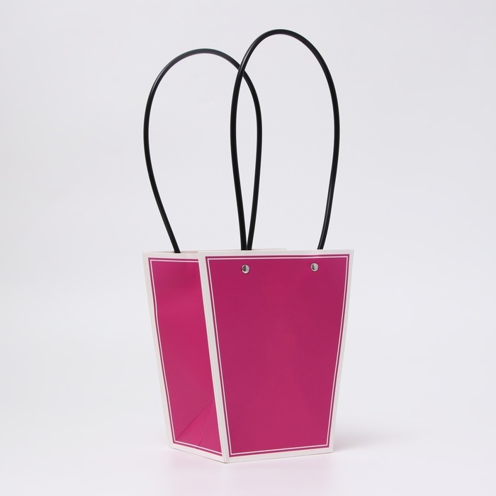 Сумка для цветов пудра влагостойкая, 17x17-11.5x11.5-20 см 12 Сумка для цветов пудра влагостойкая, 17x17-11.5x11.5-20 см 12